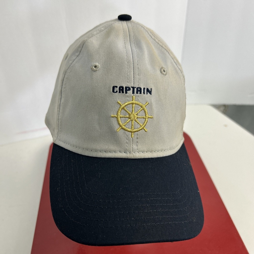GOODFELLOW & CO. Adjustable Hat Set Captain Adjustable Leather Strap Embroidery